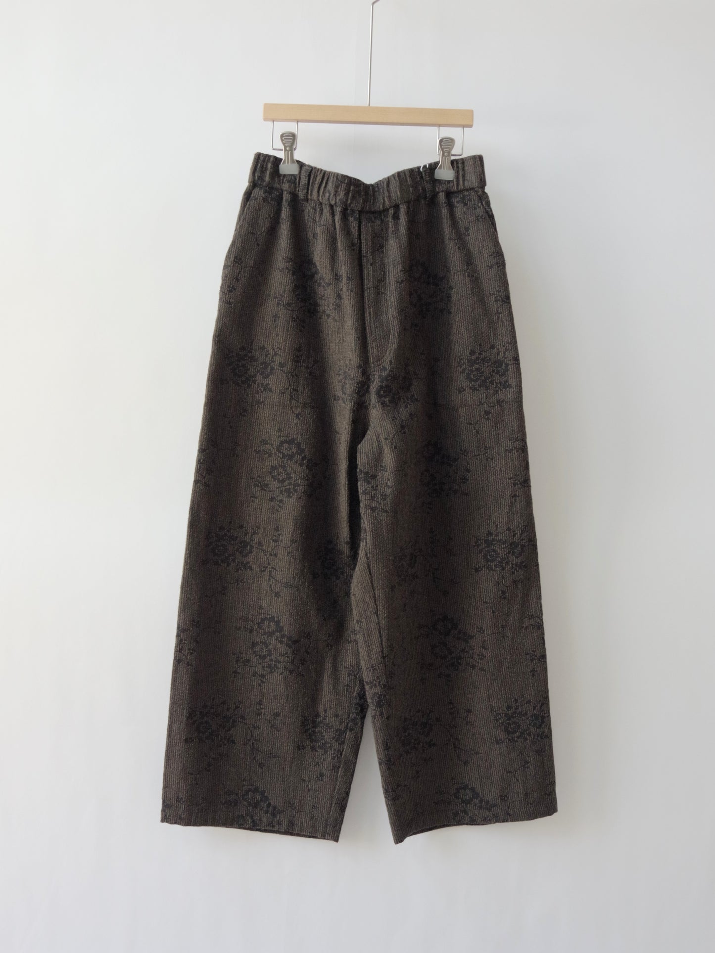 antique yarn jacquard ペインターパンツ | qiri