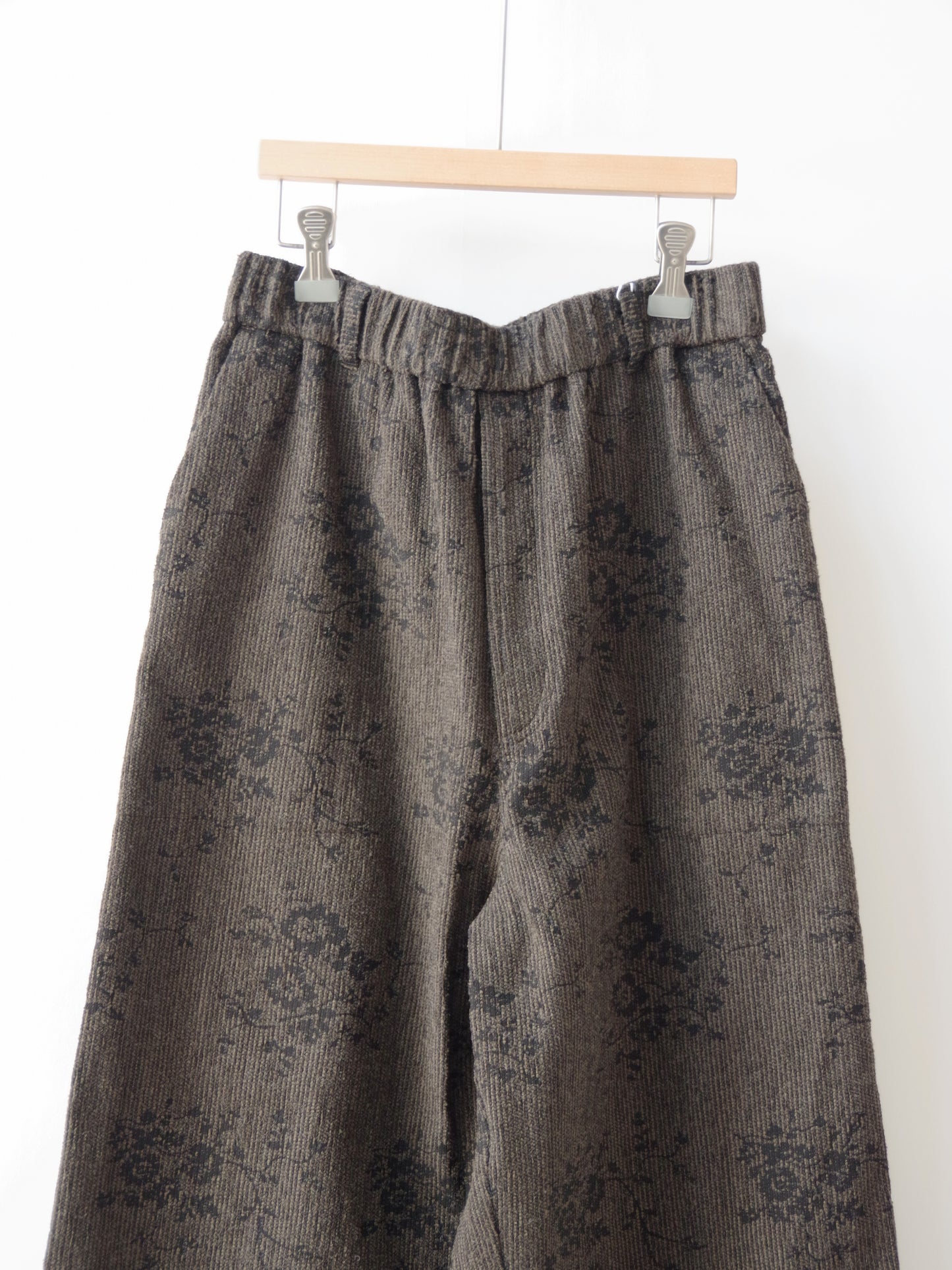 antique yarn jacquard ペインターパンツ | qiri