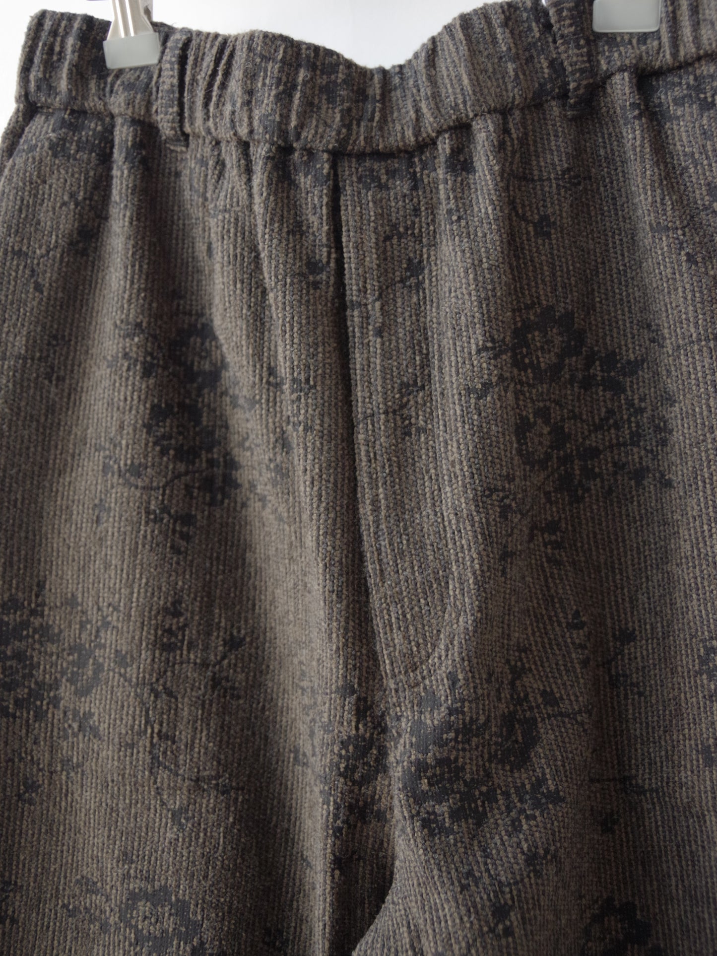 antique yarn jacquard ペインターパンツ | qiri