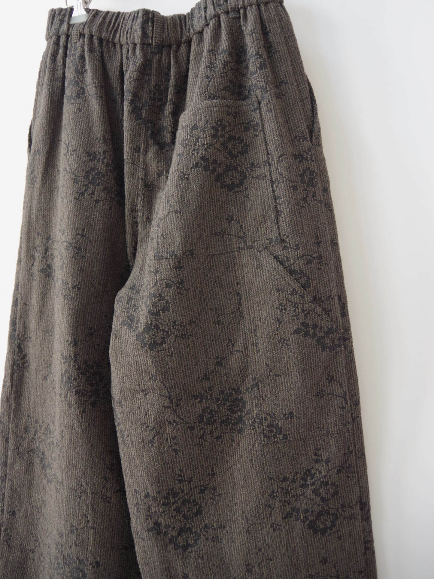 antique yarn jacquard ペインターパンツ | qiri