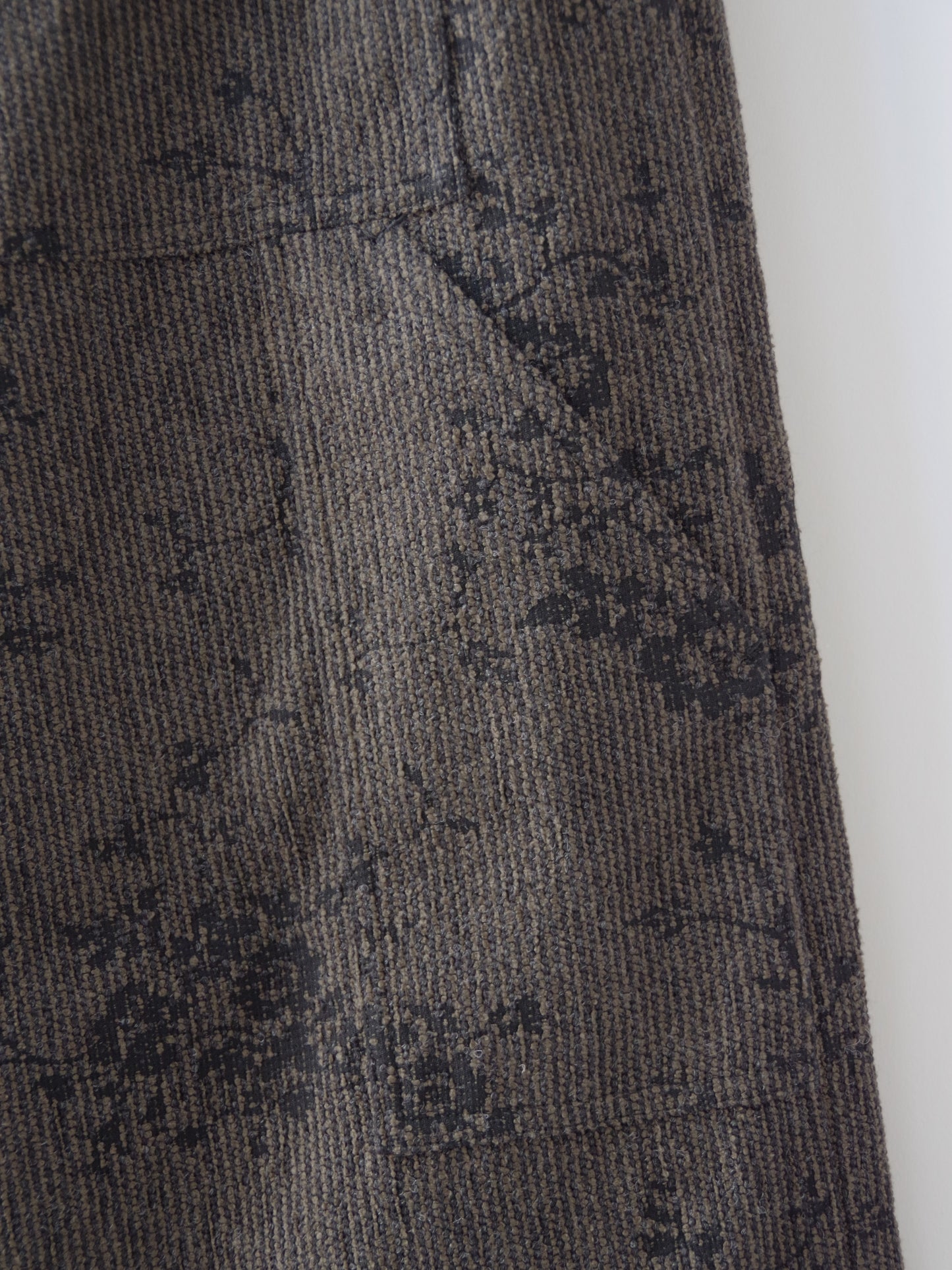 antique yarn jacquard ペインターパンツ | qiri