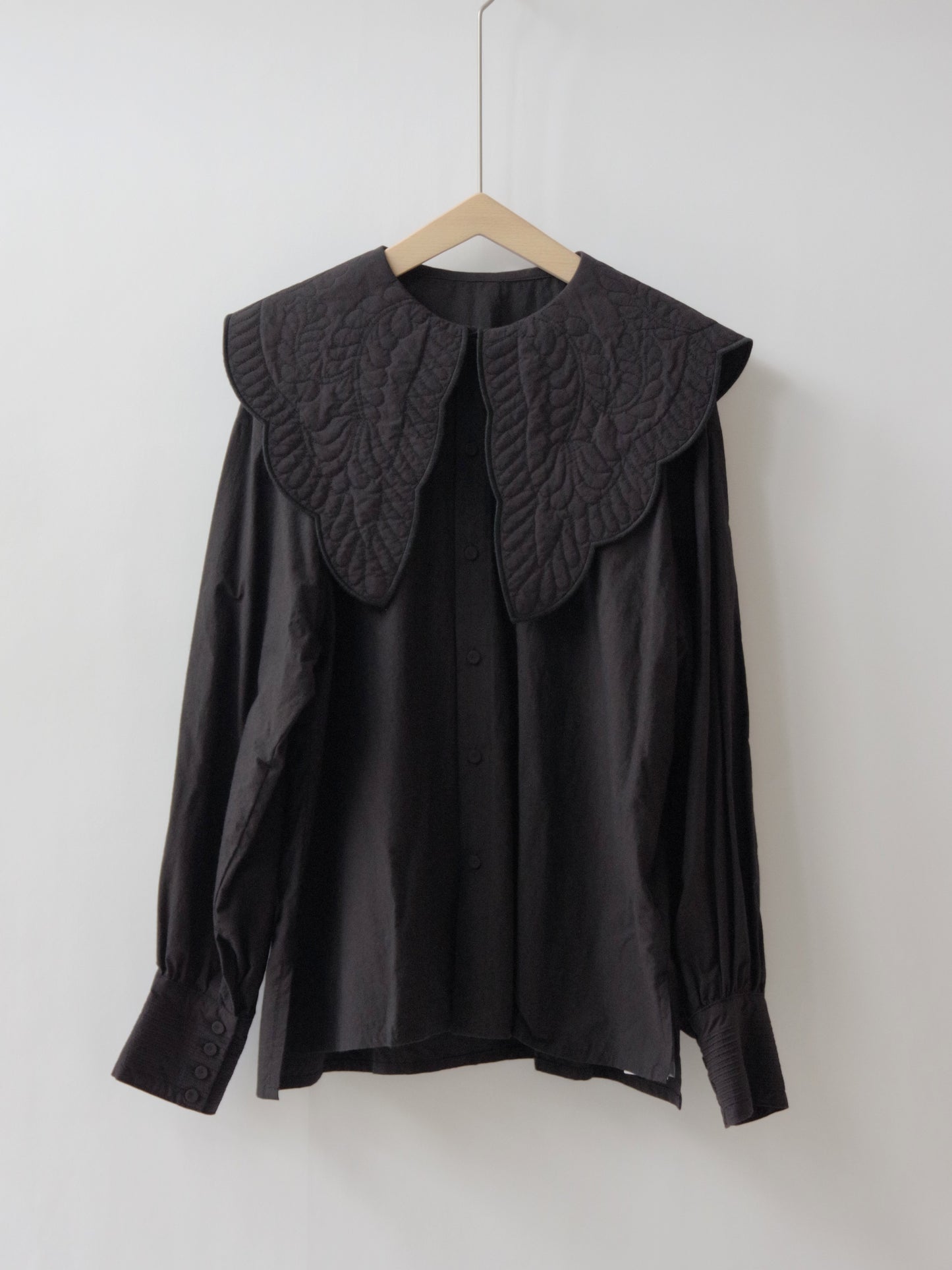 trapunto quilt collar ブラウス | qiri