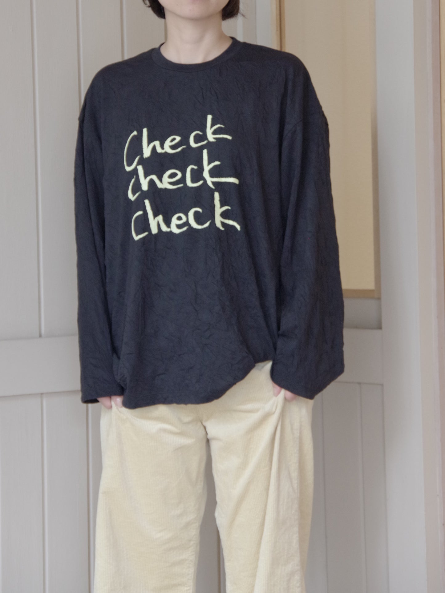 washer天竺 LOGO T-SHIRT | buoybuoy