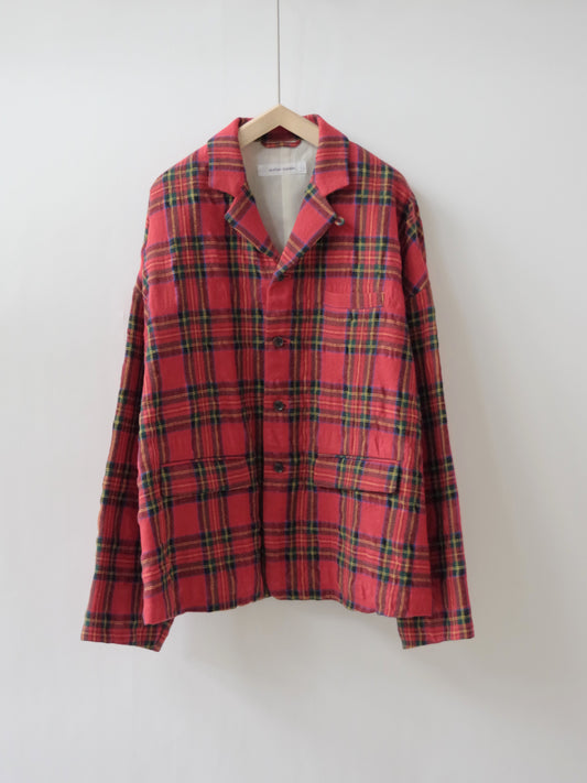 ウールコットン~ tartan check ~ テーラードジャケット | atelier naruse