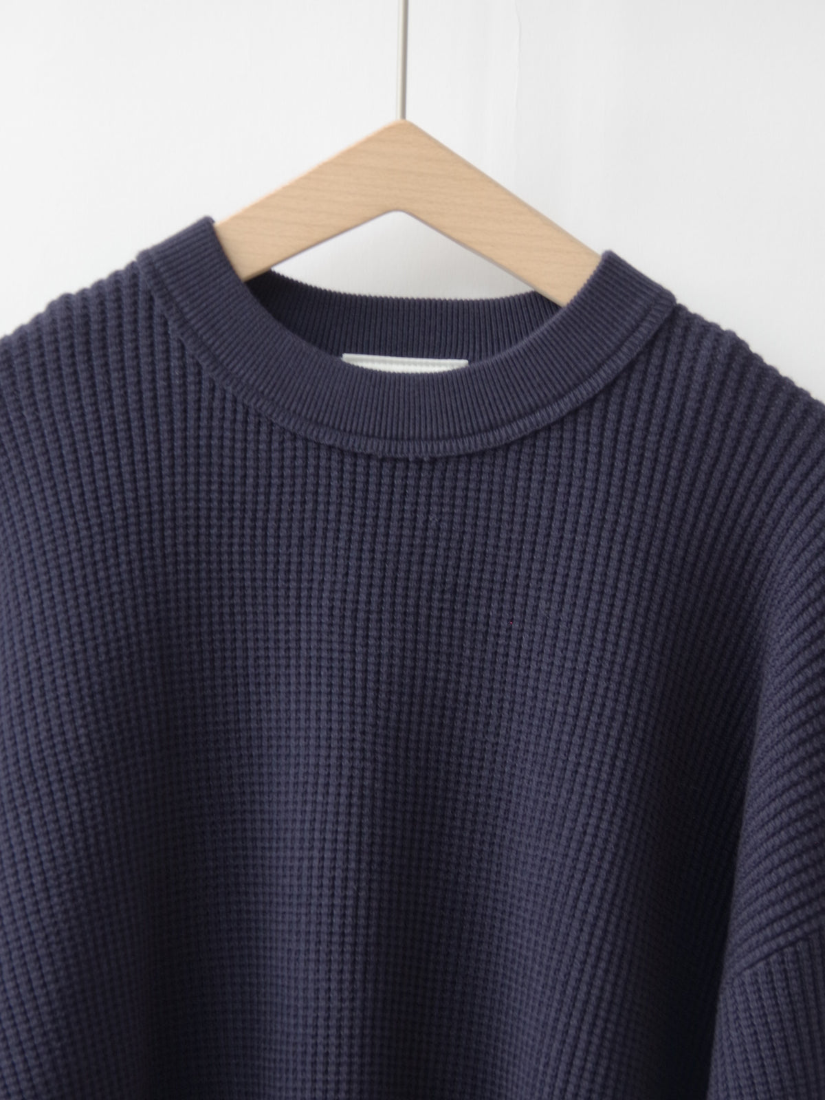 Cotton waffle long sleeves プルオーバー | yuni