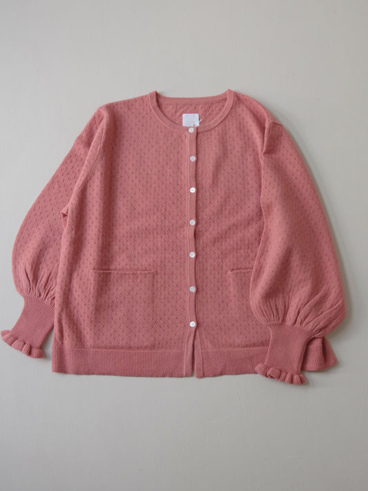 CROCHET HARVEST KNIT  CARDIGAN  | Gauze