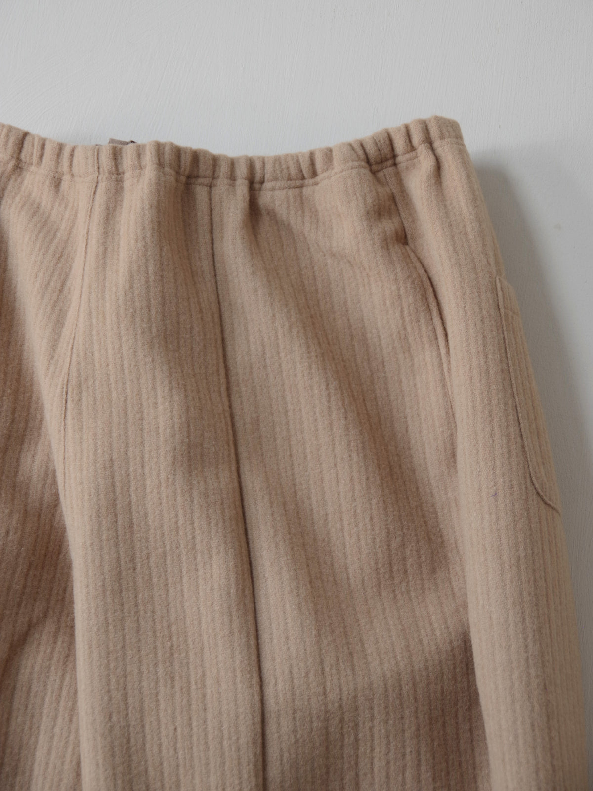 PIQUE  WOOL  CHARLIE PANTS | Gauze