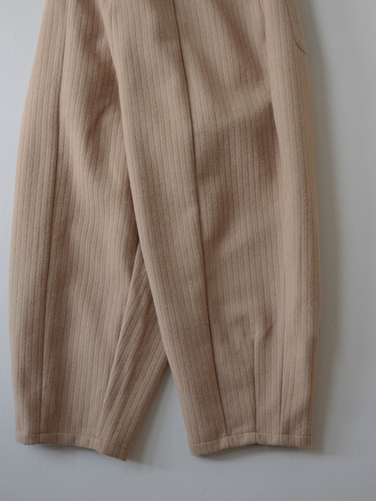 PIQUE  WOOL  CHARLIE PANTS | Gauze