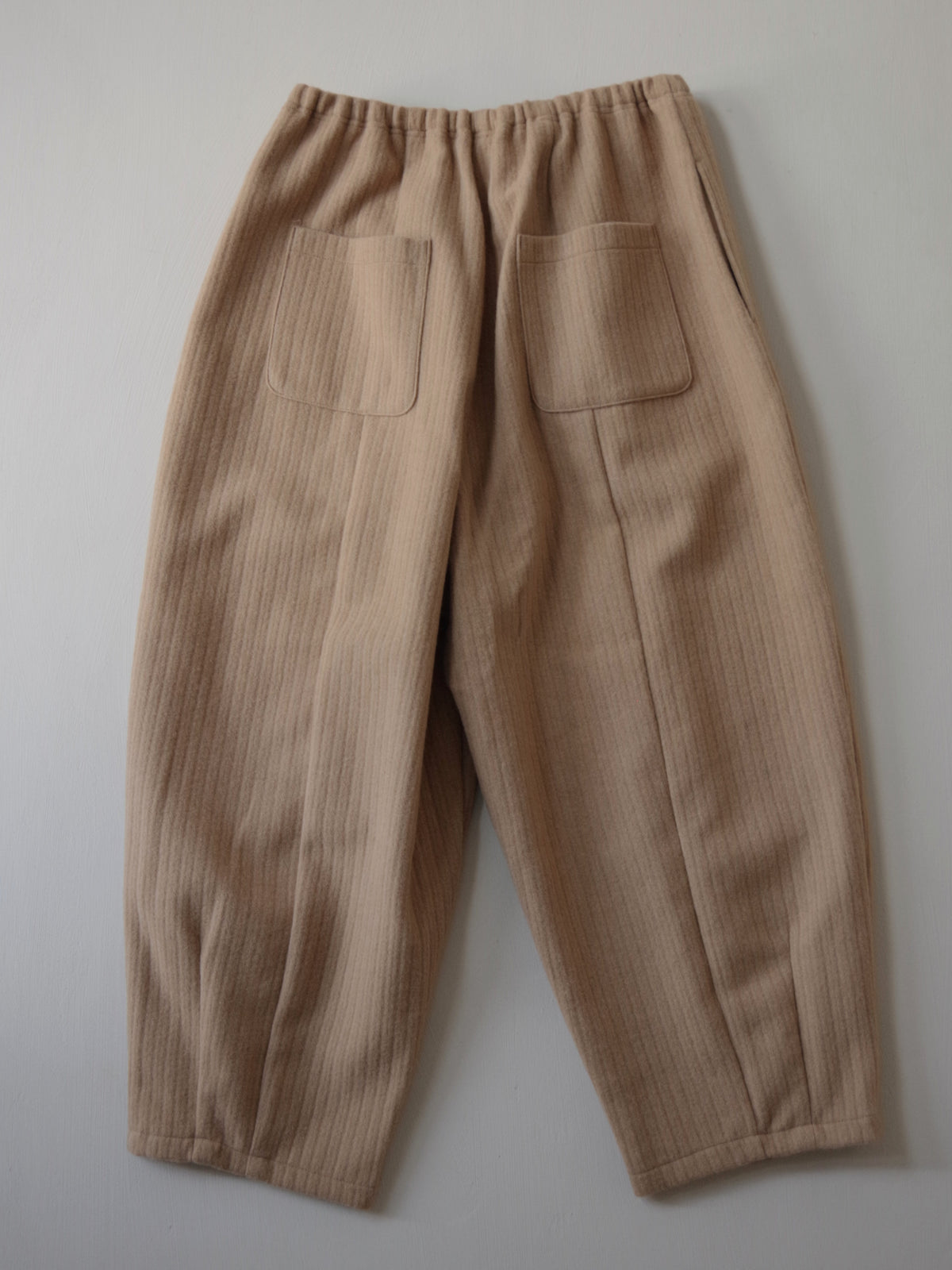 PIQUE  WOOL  CHARLIE PANTS | Gauze