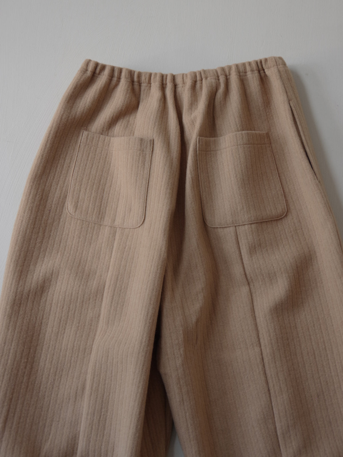 PIQUE  WOOL  CHARLIE PANTS | Gauze