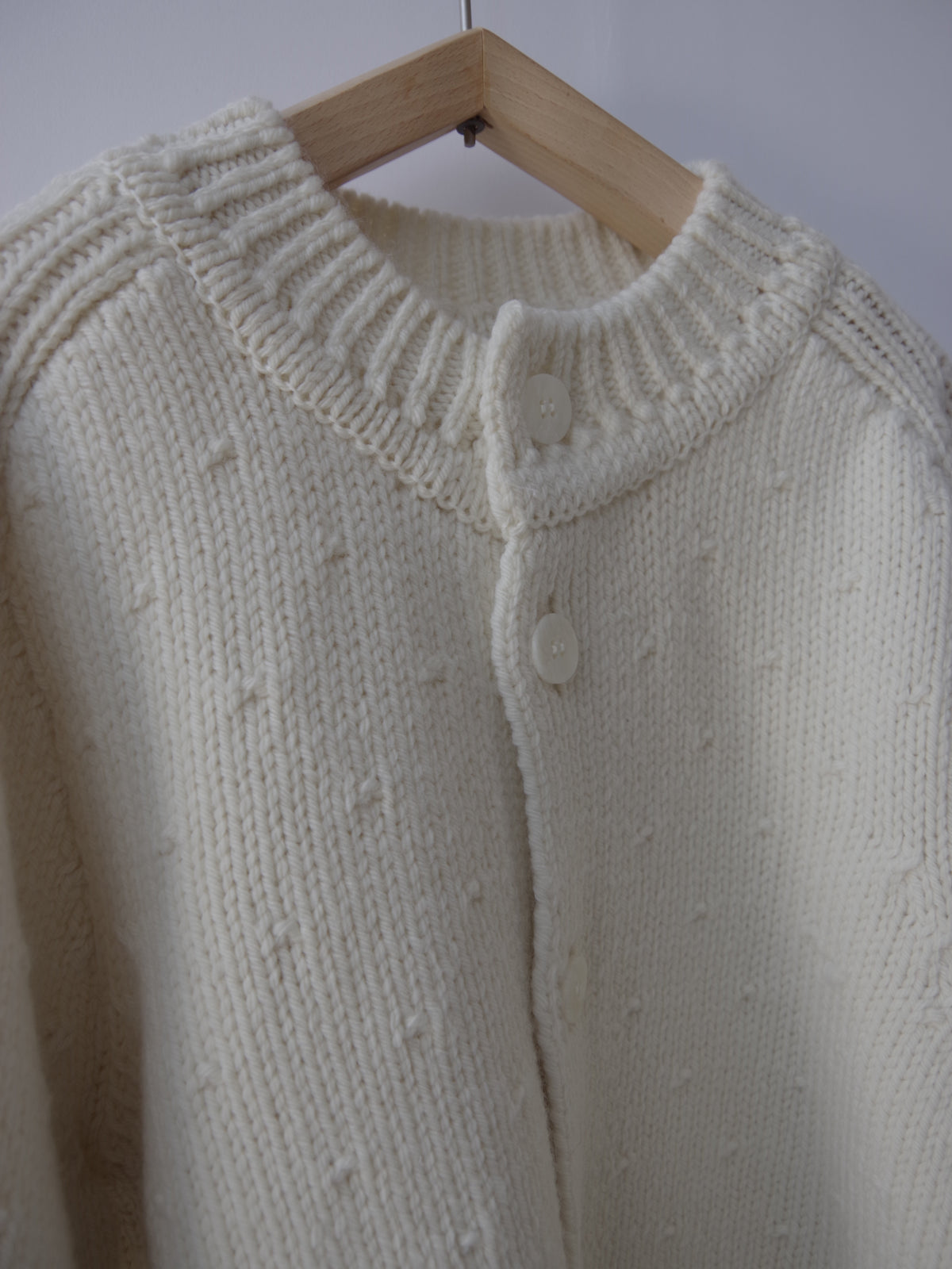 dot puff sleeve cardigan  | laywhill