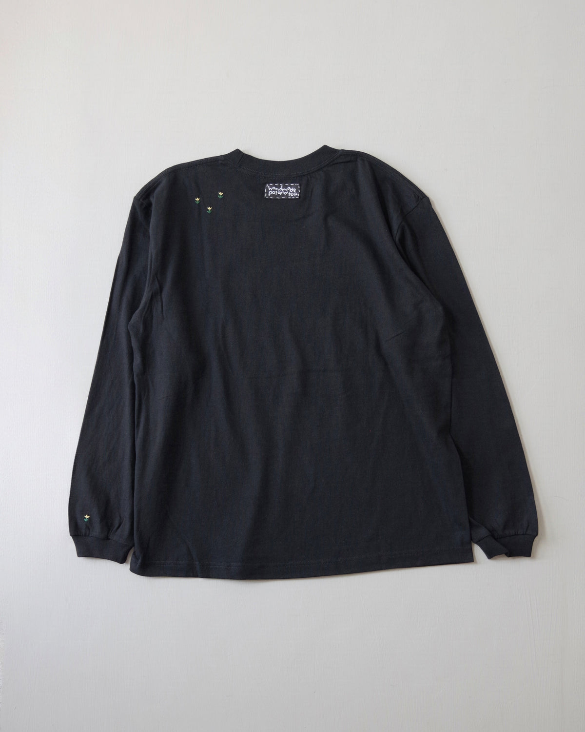 【予約商品】おんど 5th Limited Item  小花の刺繍長袖Tシャツ | pot and tea