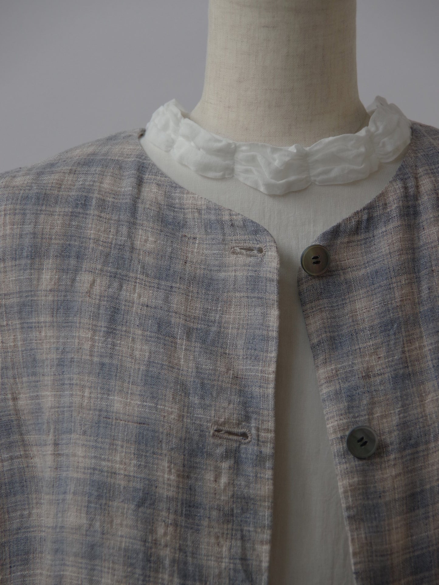 MARE CHECK vest  | figlondon
