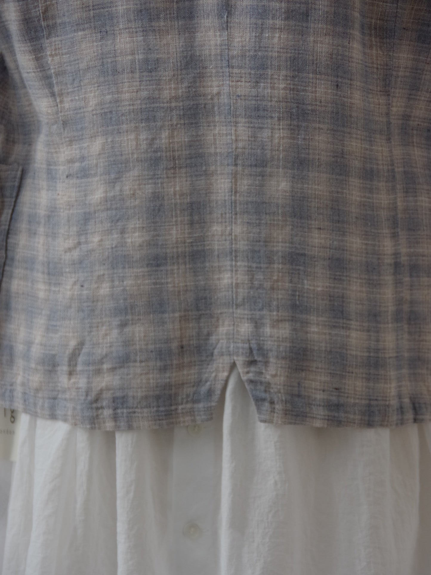 MARE CHECK vest  | figlondon