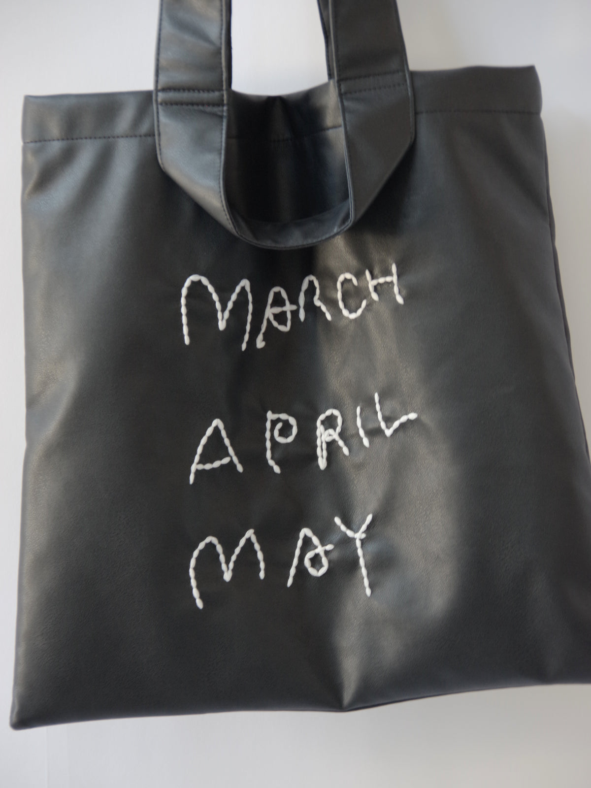 PU stitch tote   ステッチトート | MARCH APRIL MAY
