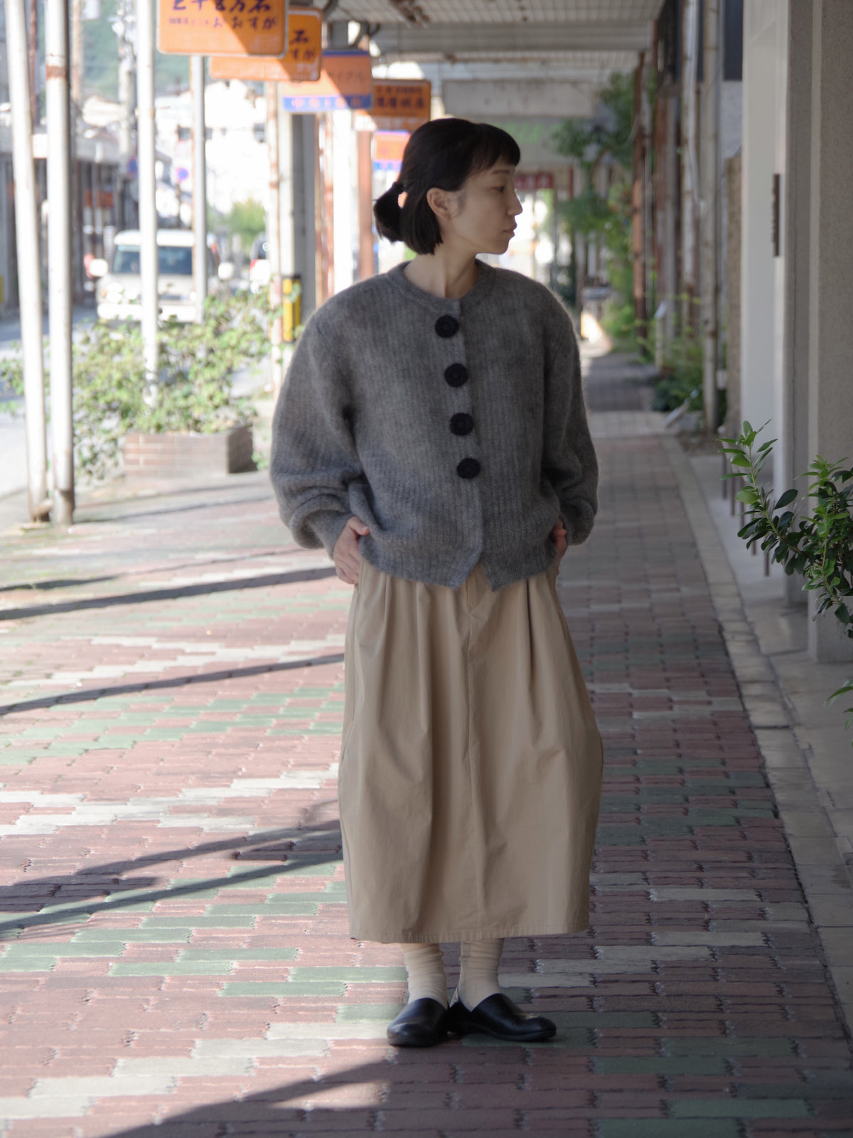 mohair cardigan | Heriter