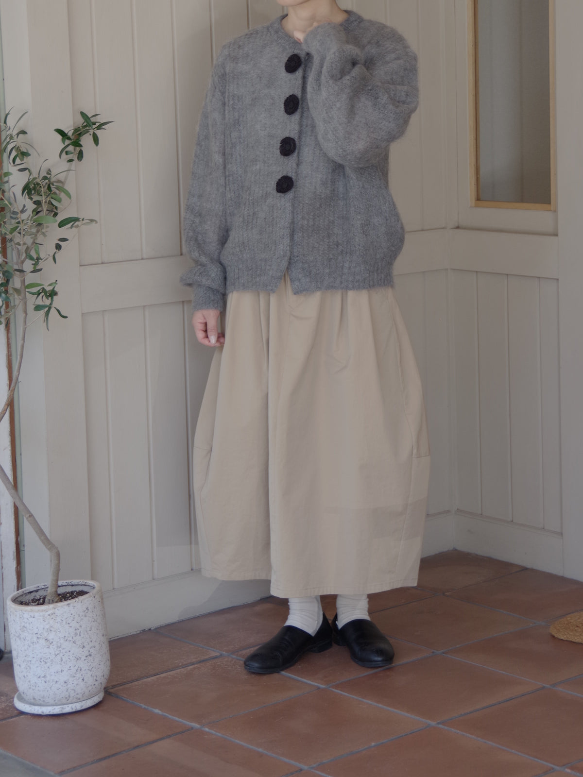 mohair cardigan | Heriter