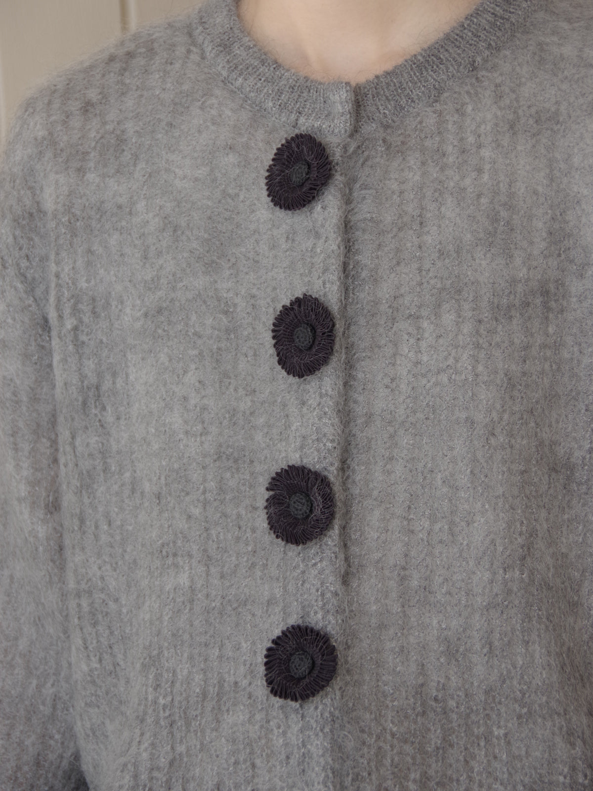 mohair cardigan | Heriter