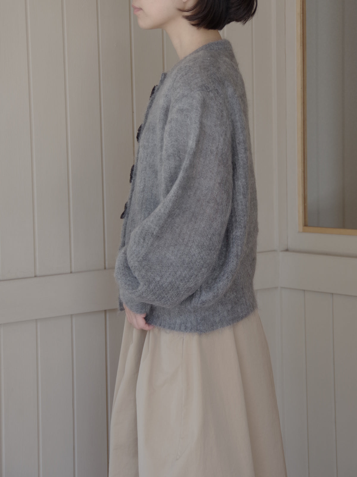 mohair cardigan | Heriter