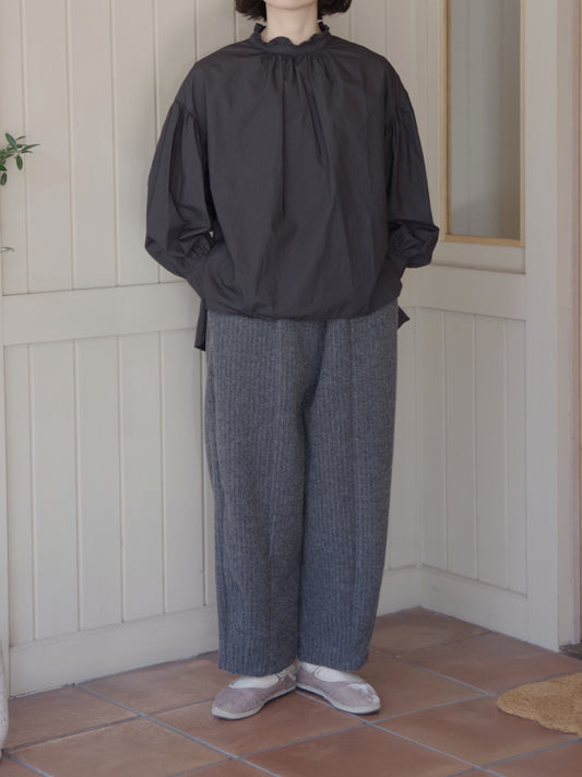 PIQUE  WOOL  CHARLIE PANTS | Gauze