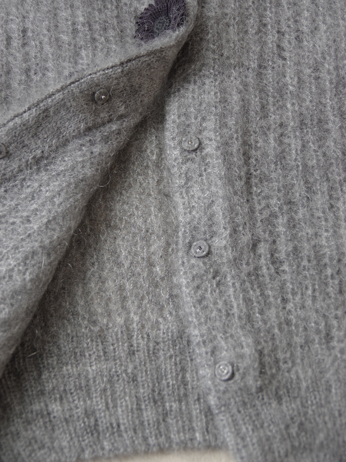 mohair cardigan | Heriter