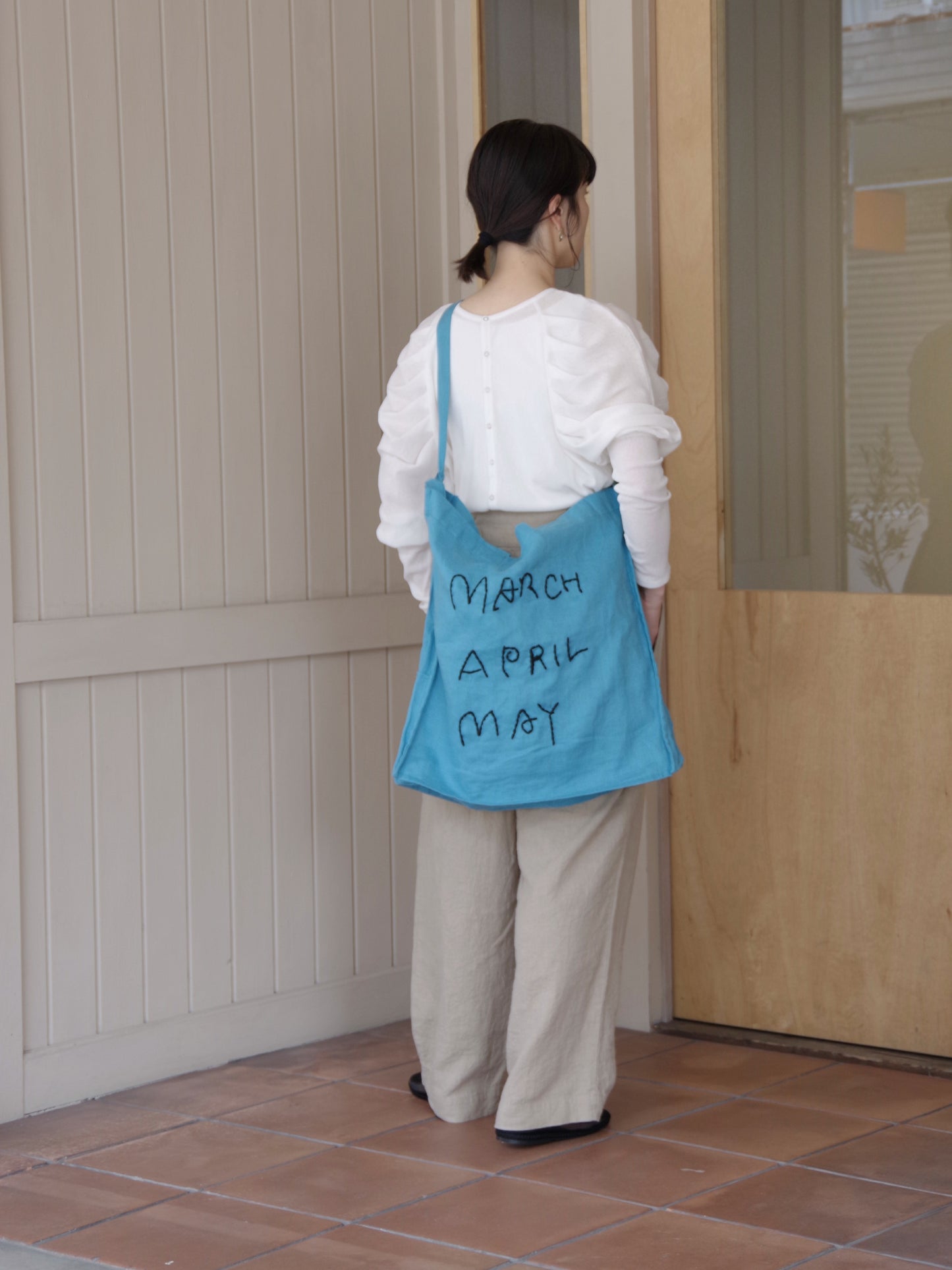 リネン２WAYバッグ　25L  | march april may
