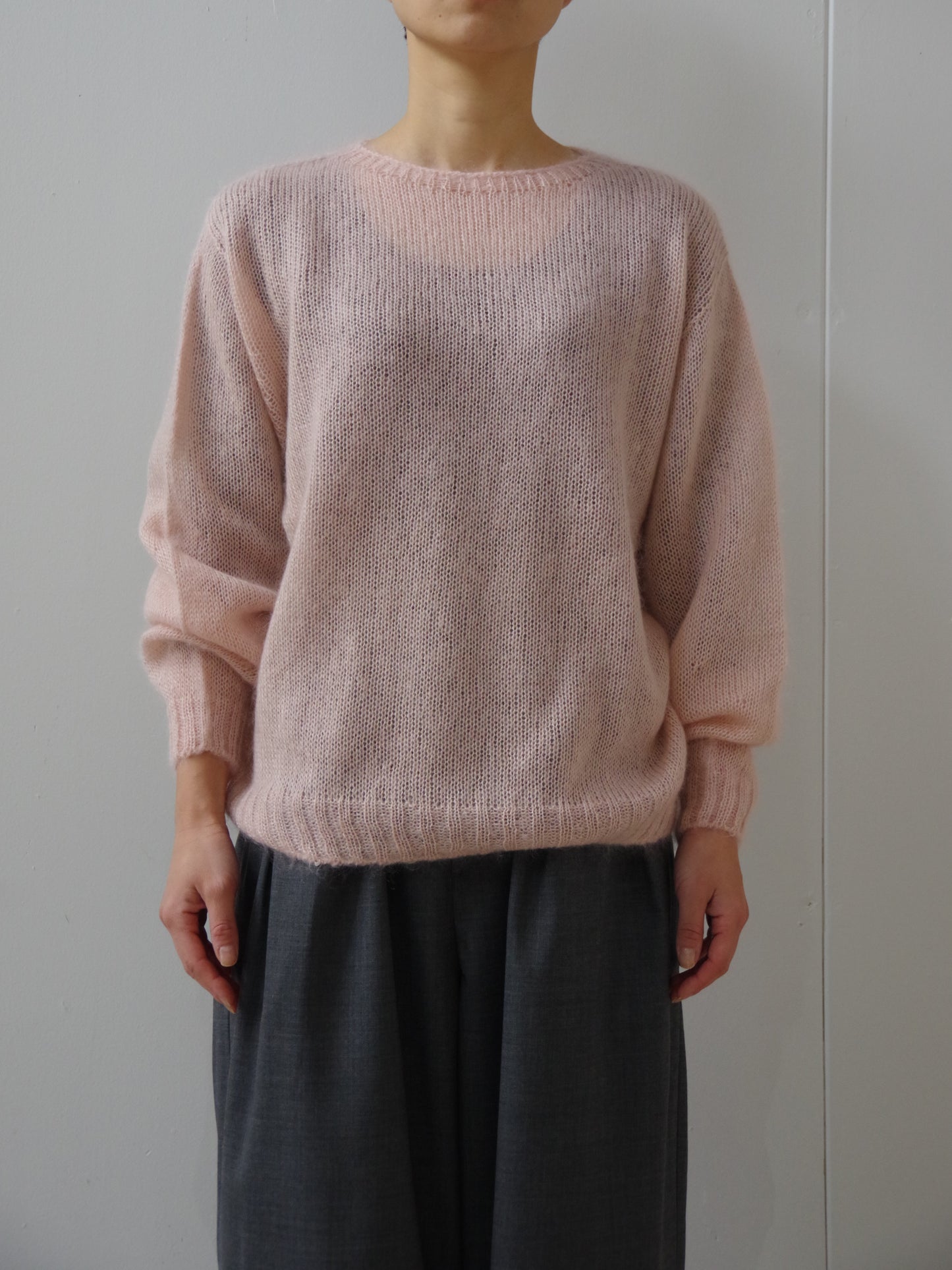 モヘアシルク クルーネック (2color)| koton