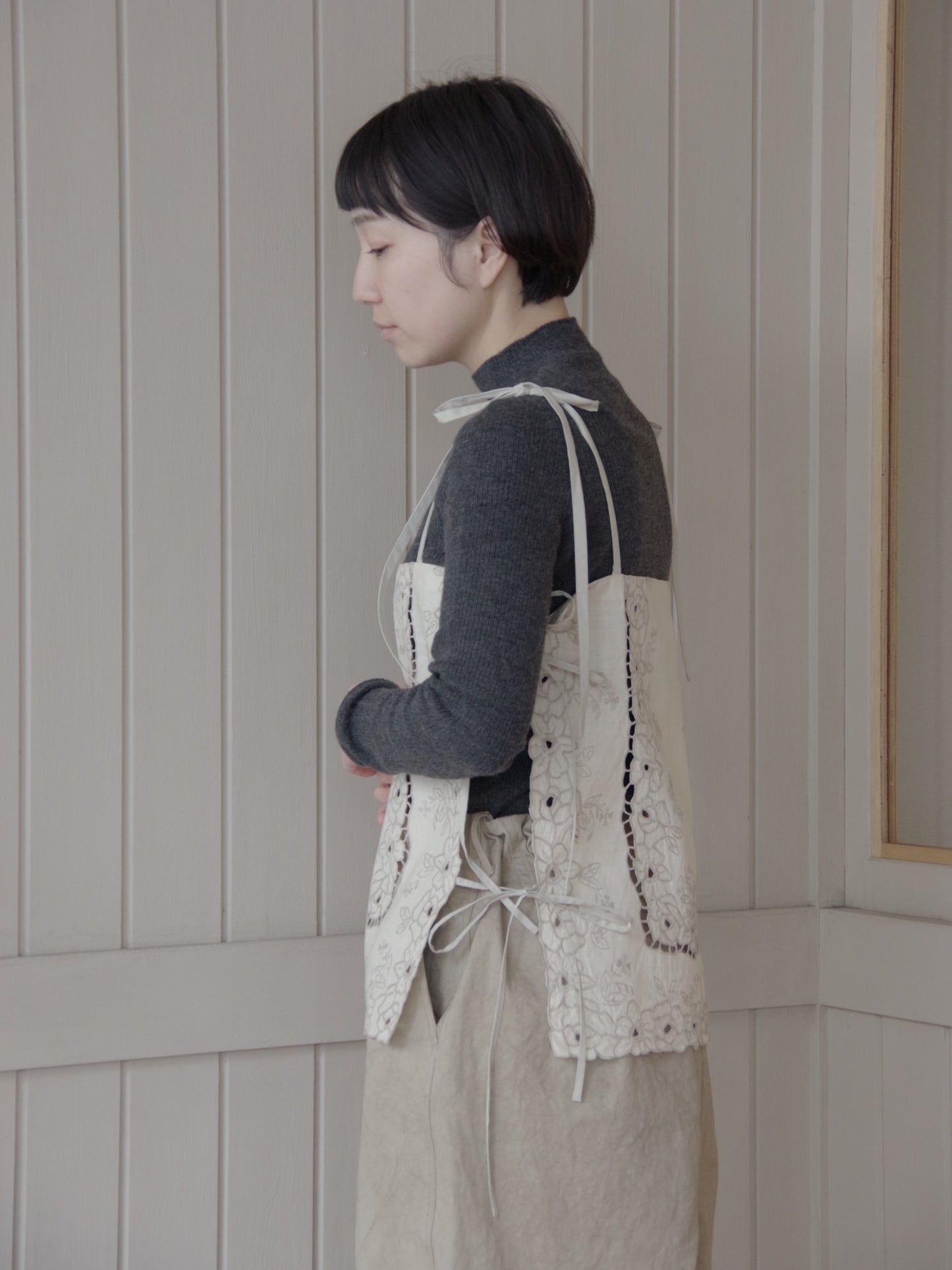 cutwork parts camisole  |  Heriter