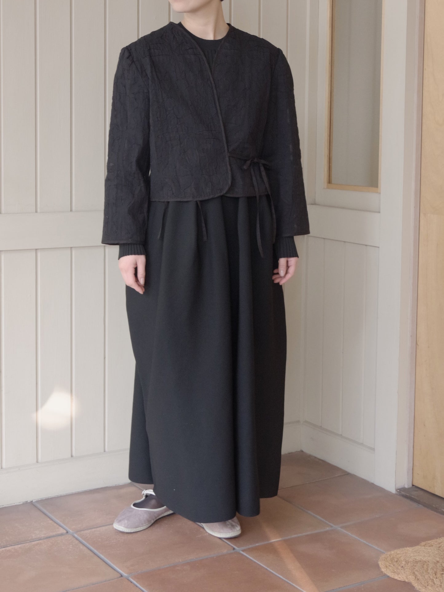 reverse applique jacket  | Heriter