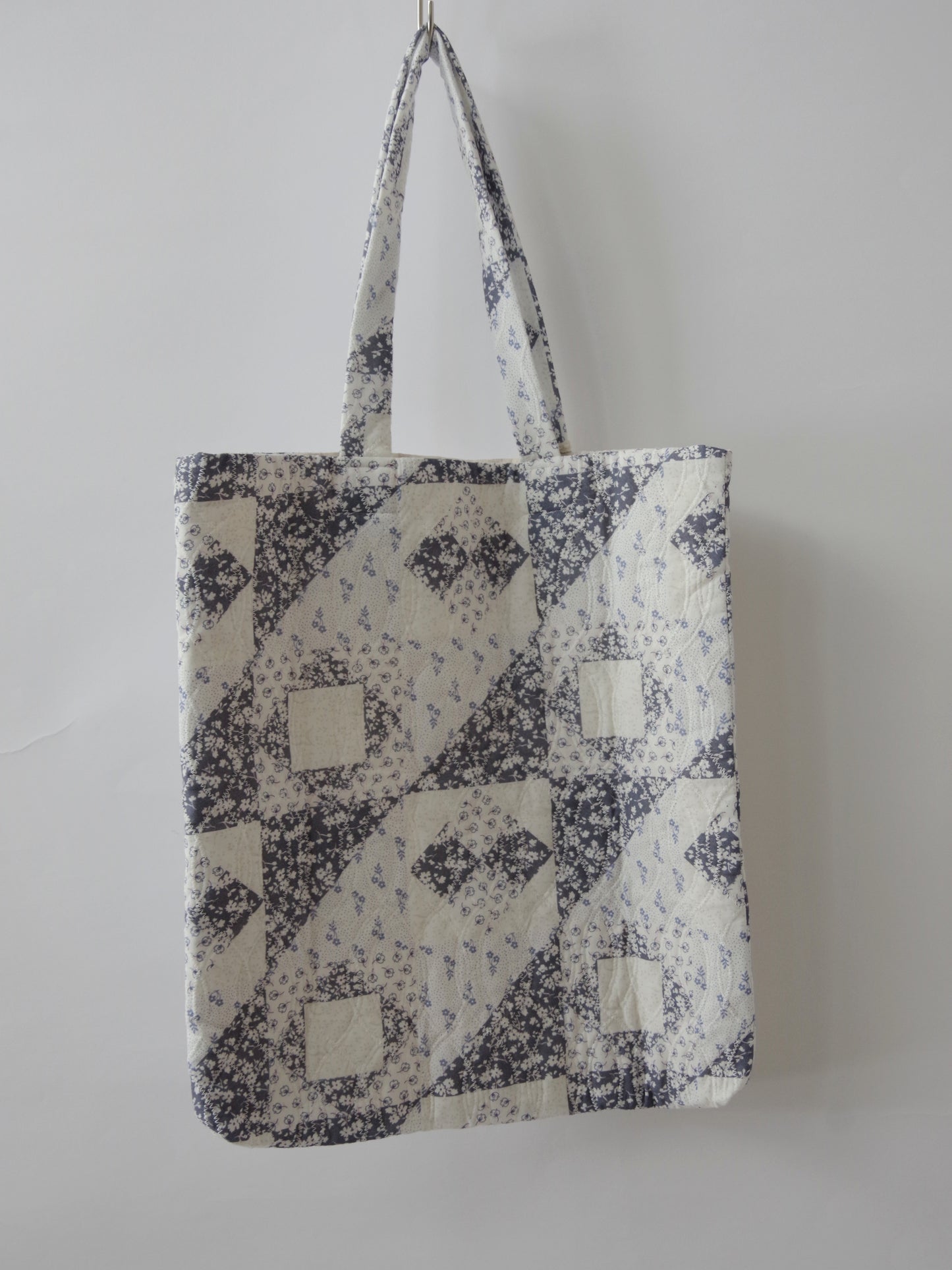 patchwork print quilting tote bag | qiri