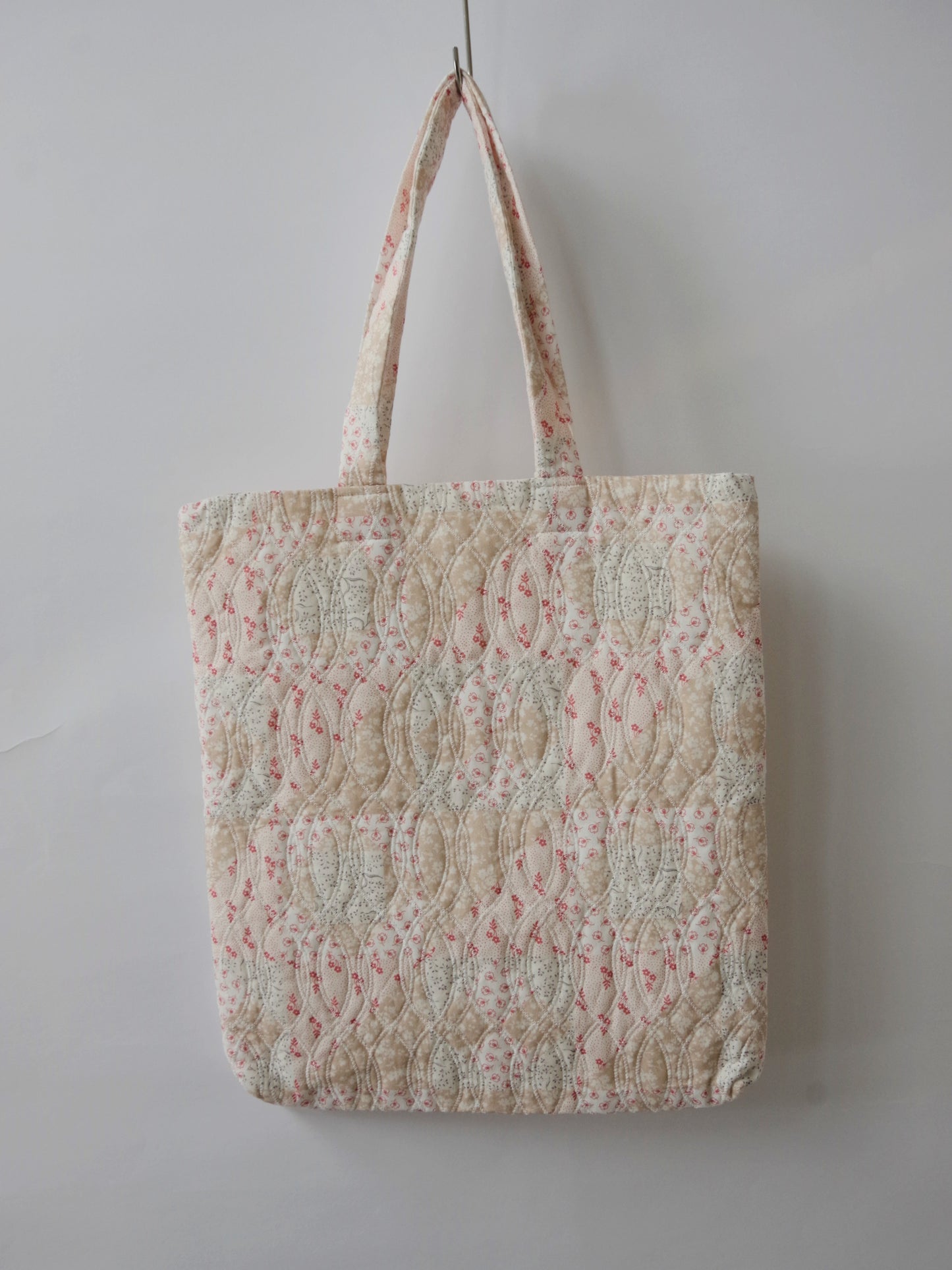 patchwork print quilting tote bag | qiri