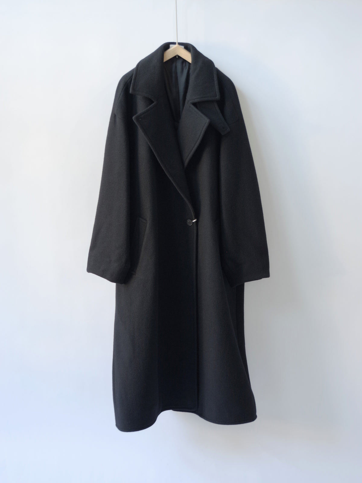 super100 Wool semi double cocoon コート | yuni