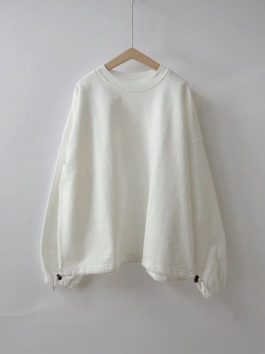 USAコットン裏毛 ブラウジングヘムプルオーバー | Hands of creation