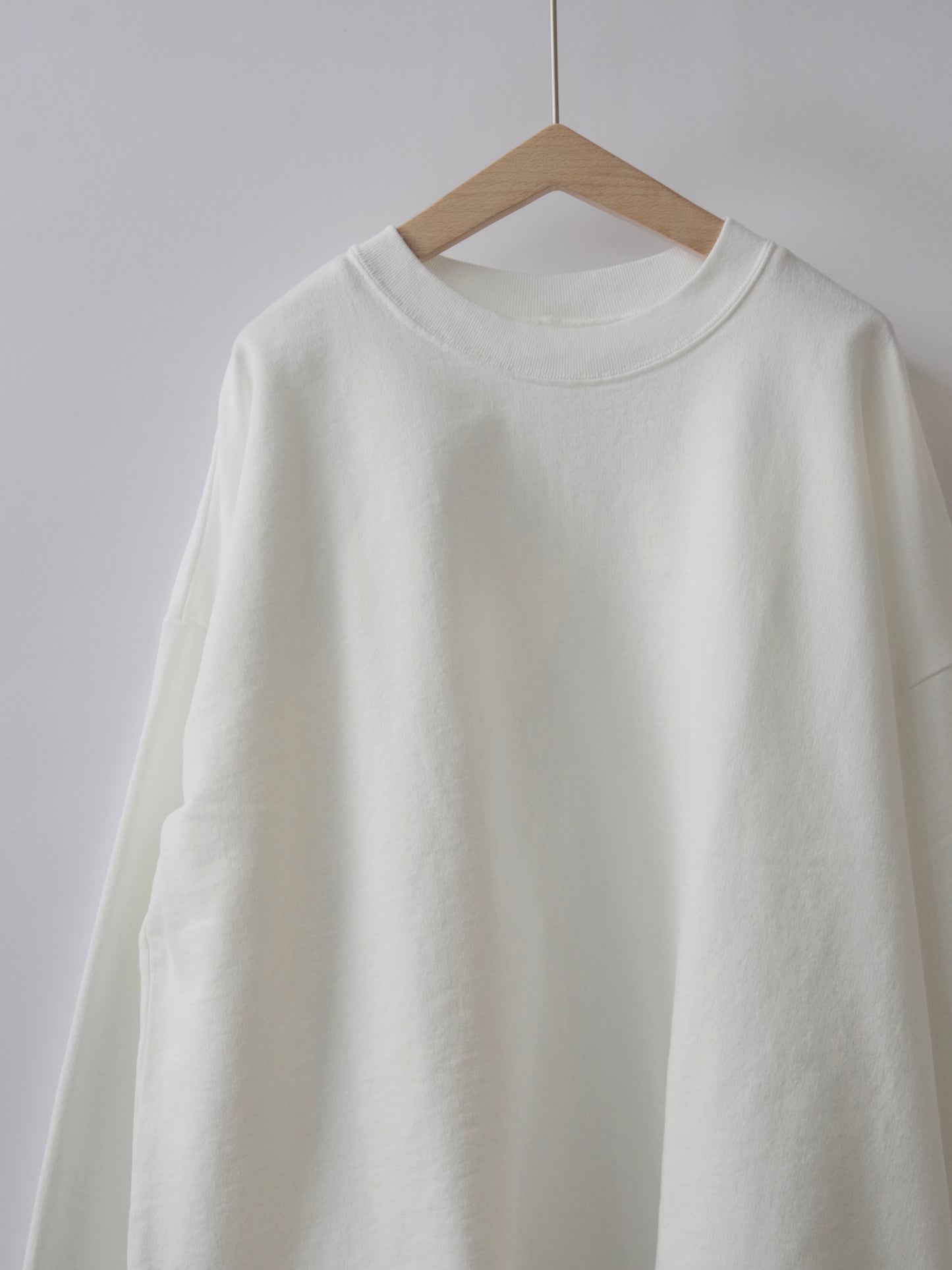 USAコットン裏毛 ブラウジングヘムプルオーバー | Hands of creation