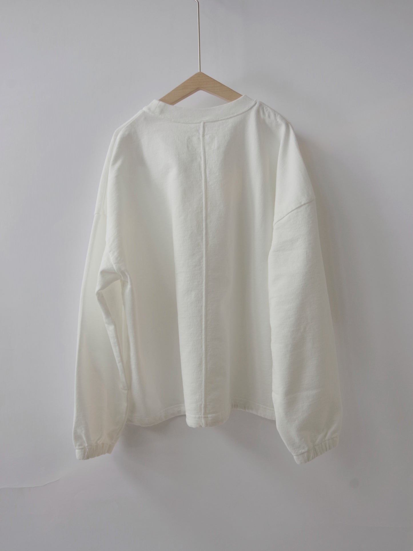 USAコットン裏毛 ブラウジングヘムプルオーバー | Hands of creation