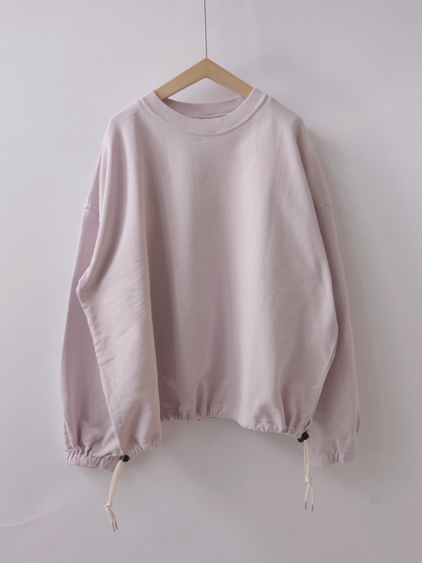 USAコットン裏毛 ブラウジングヘムプルオーバー | Hands of creation