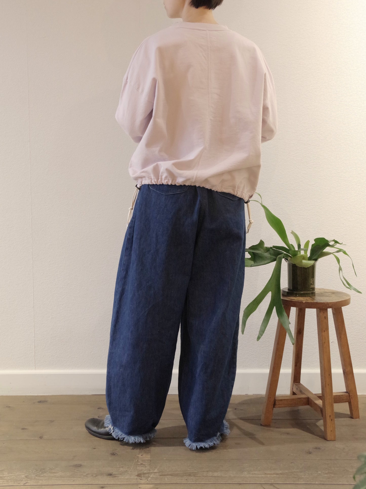 USAコットン裏毛 ブラウジングヘムプルオーバー | Hands of creation