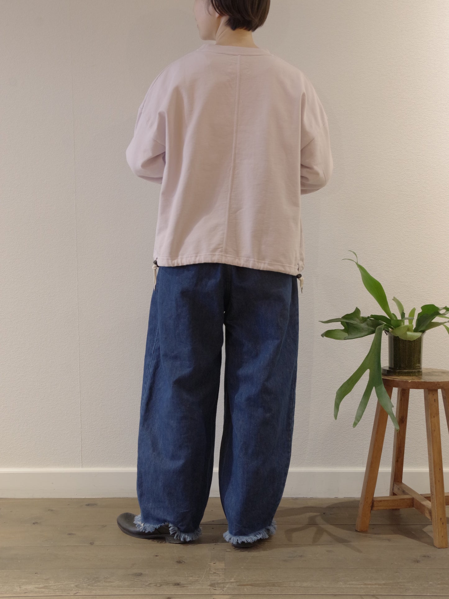 USAコットン裏毛 ブラウジングヘムプルオーバー | Hands of creation