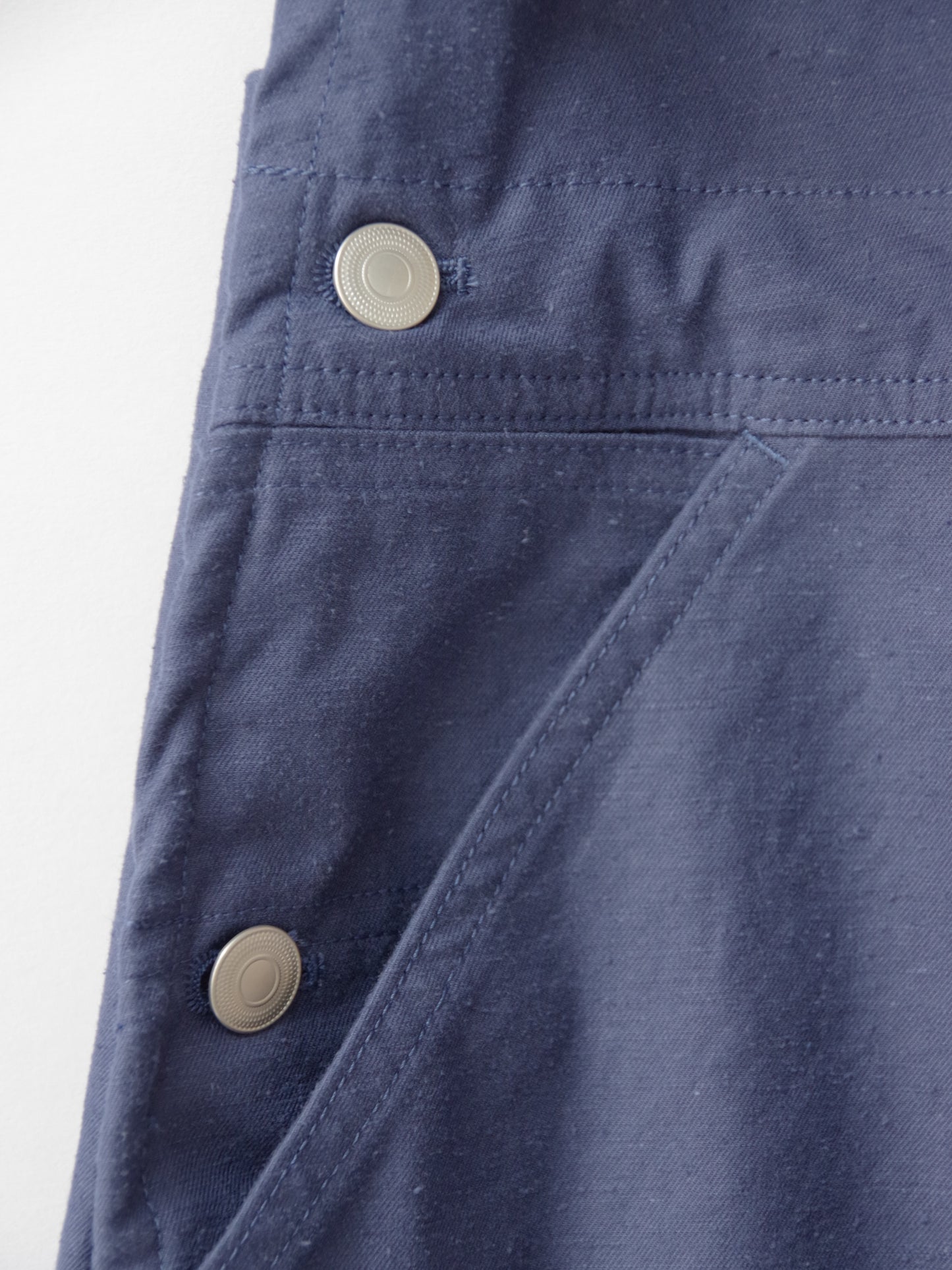 Organic Cotton Nepped Back Twill  オーバーオール(2color) | OUVERT