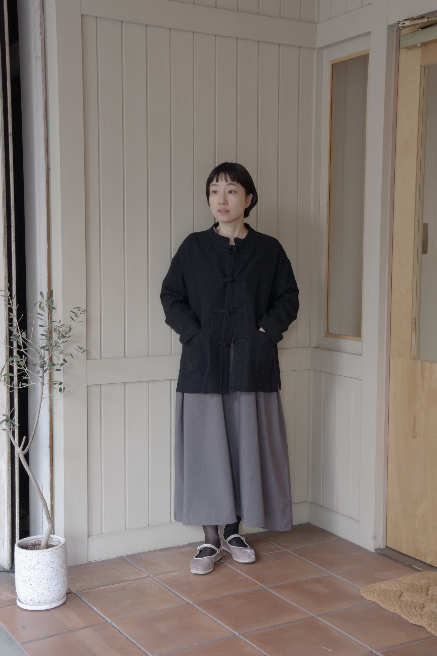 リネンチャイナブラウス | atelier naruse