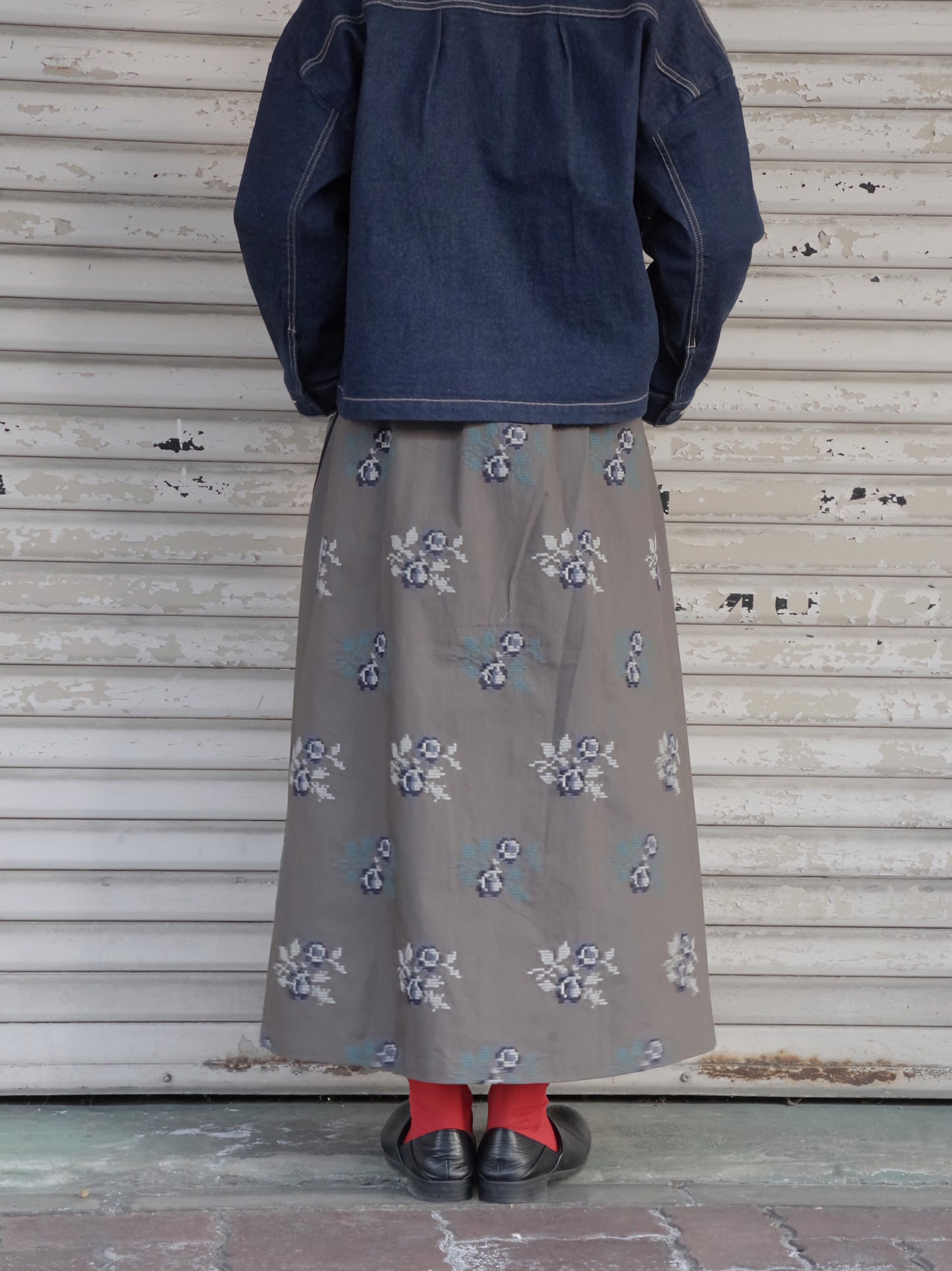 クロスステッチスカート | pot and tea