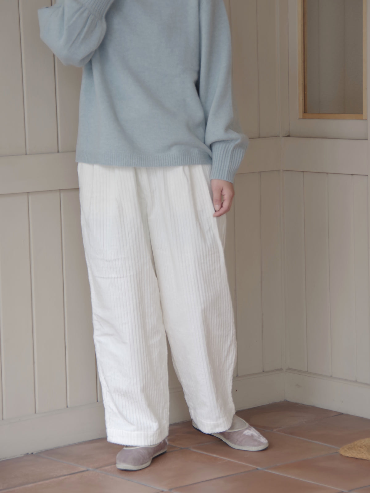 親子コーデュロイ イージーサルエルパンツ | UNIVERSAL TISSU