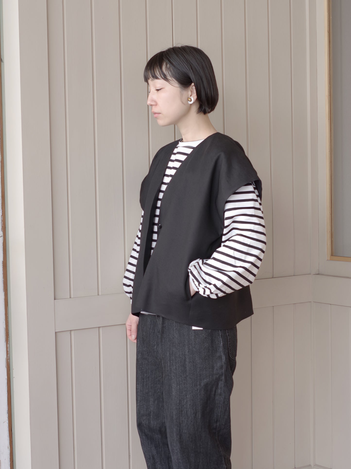 SQUARE GILET  | SI-HIRAI