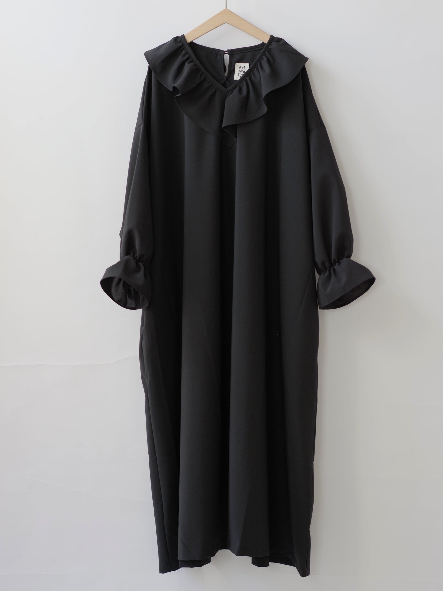 フォーマルVネックフリルワンピース | pot and tea