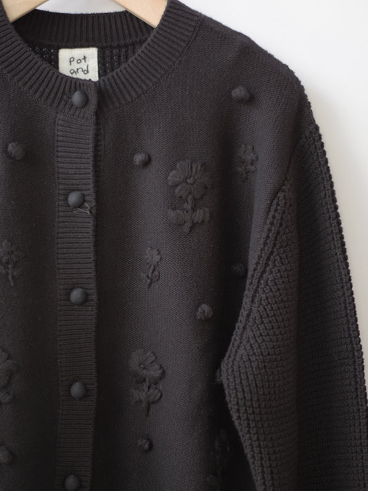 ハンド刺繍カーディガン | pot and tea