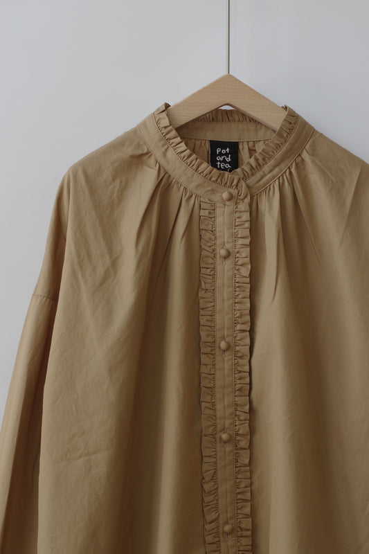 ミニフリルブラウス | pot and tea