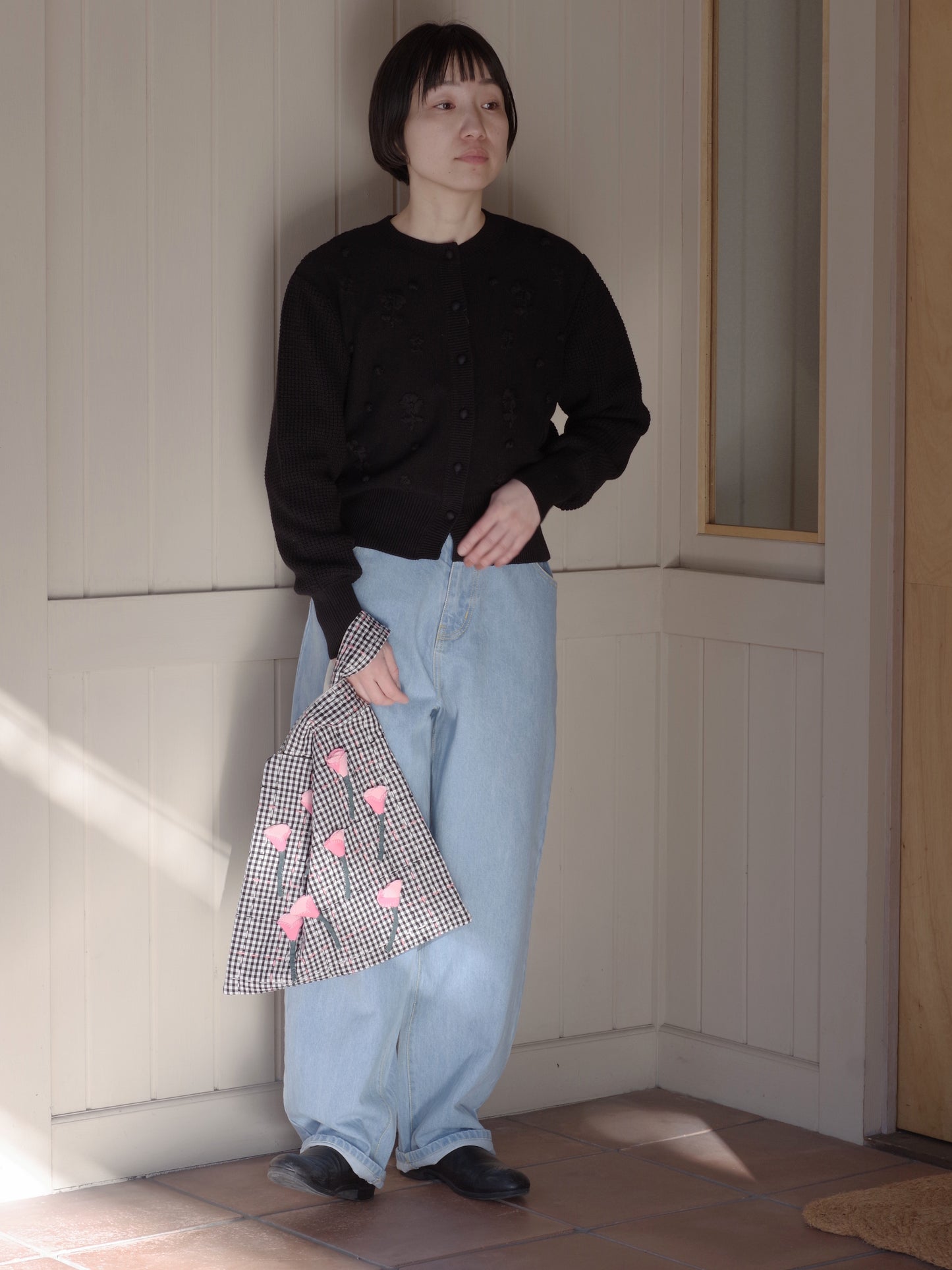 ハンド刺繍カーディガン | pot and tea