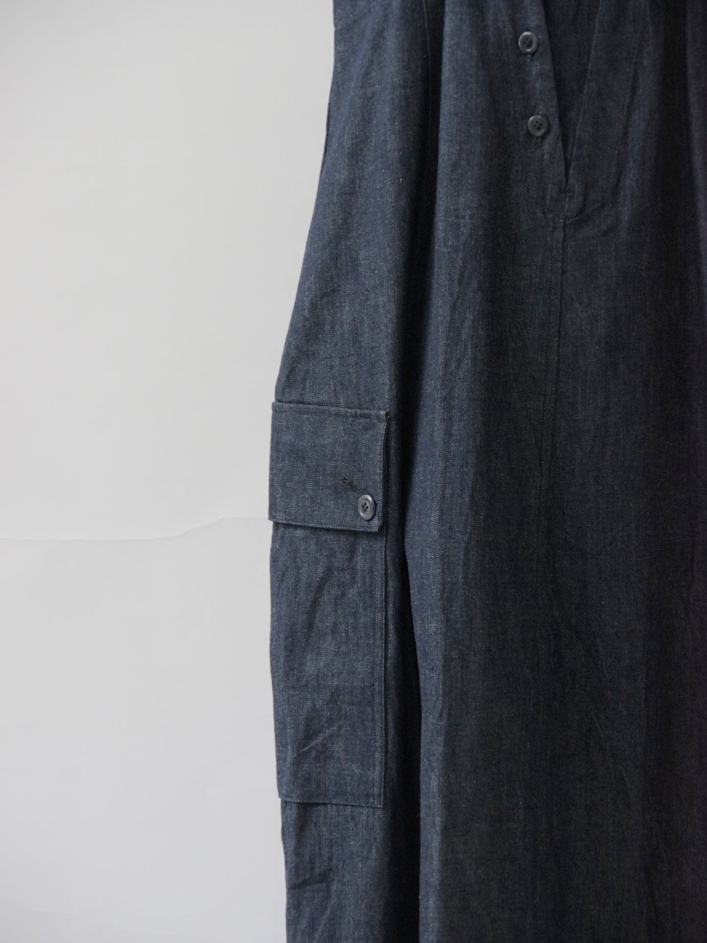 8.5ozライトデニム ロングサロペット | HAVERSACK