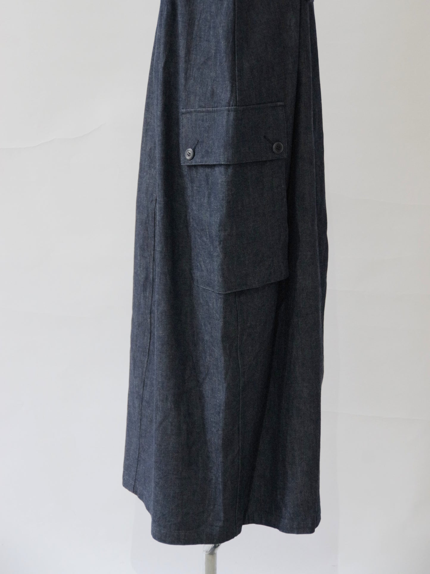 8.5ozライトデニム ロングサロペット | HAVERSACK