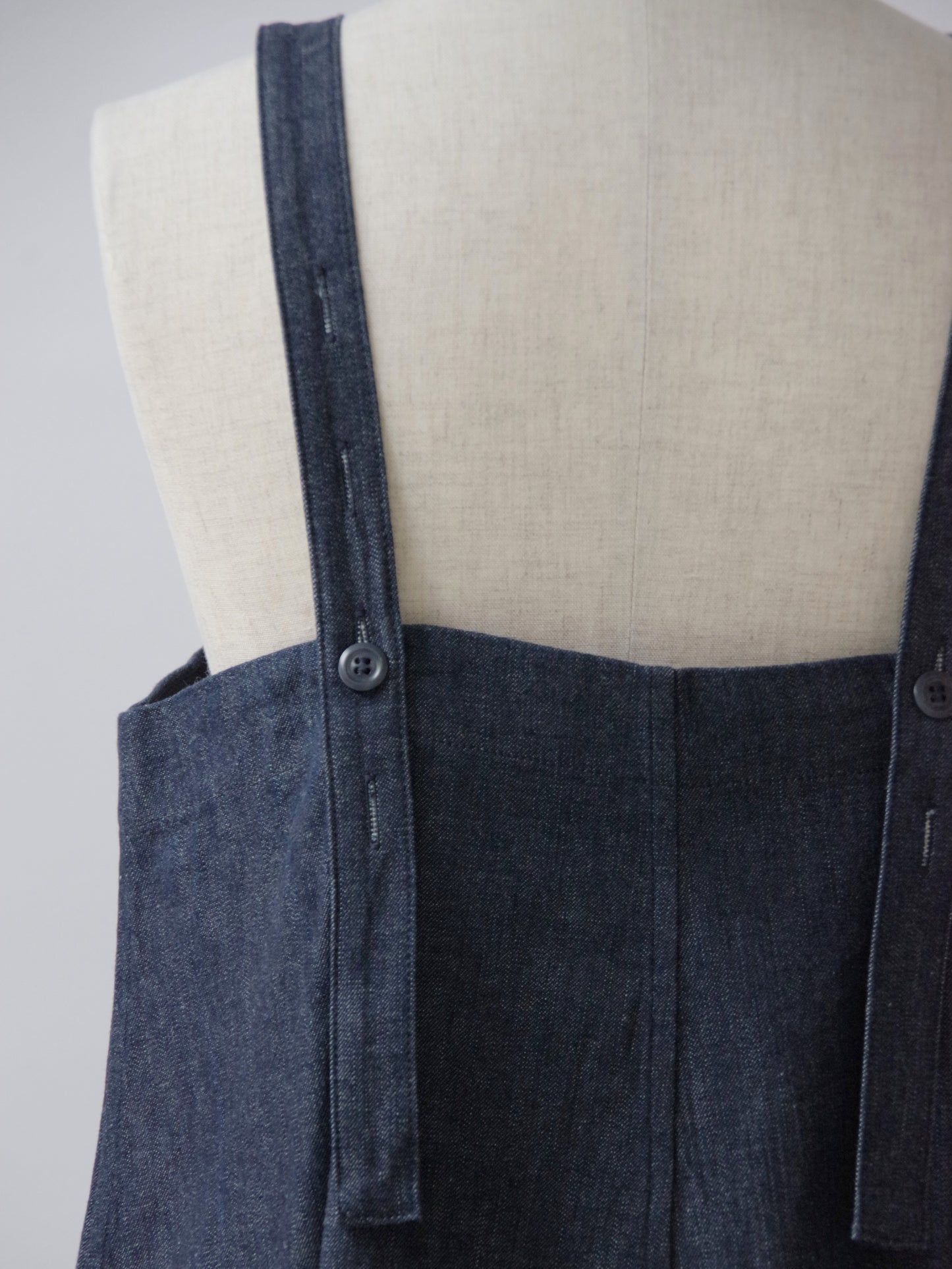 8.5ozライトデニム ロングサロペット | HAVERSACK